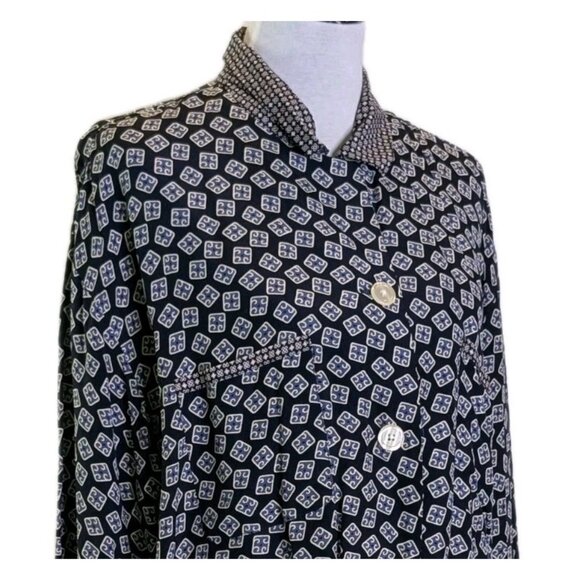 Vintage 80s 90s Banana Republic Oversized Rayon Shirt - Picture 14 of 15